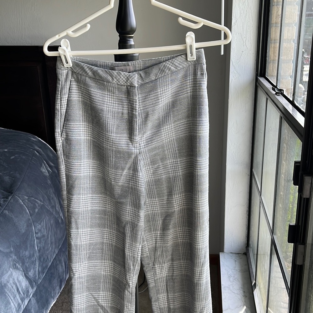 High Waisted Flared Trousers